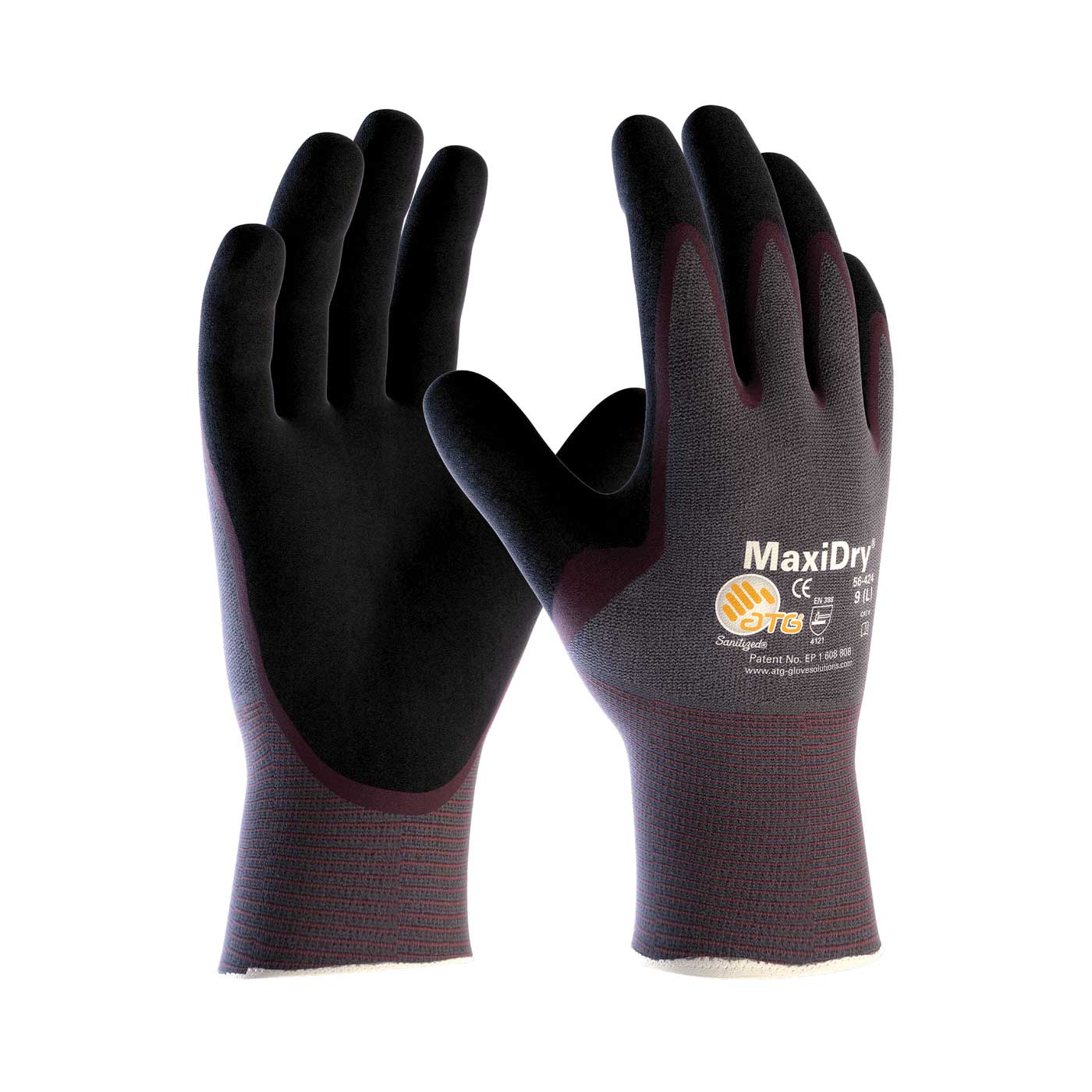 MaxiDry® 56-424 | Montagehandschuh für Öl & Nässe mit Top-Nassgriff