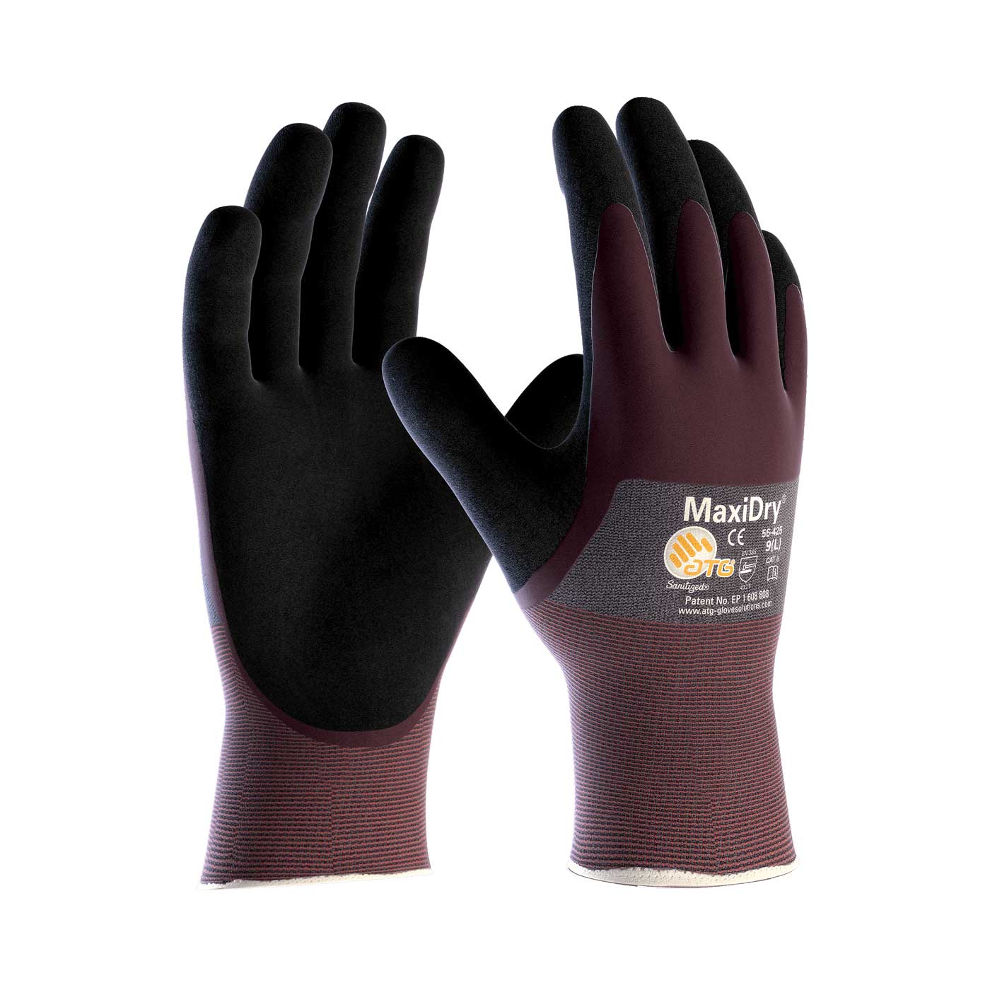 MaxiDry® 56-425 | Montagehandschuh für Öl & Nässe mit ¾-Beschichtung