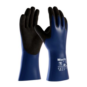 MaxiDry® 56-530 Chemikalienschutzhandschuh | Öl- & Nässegriff JKL