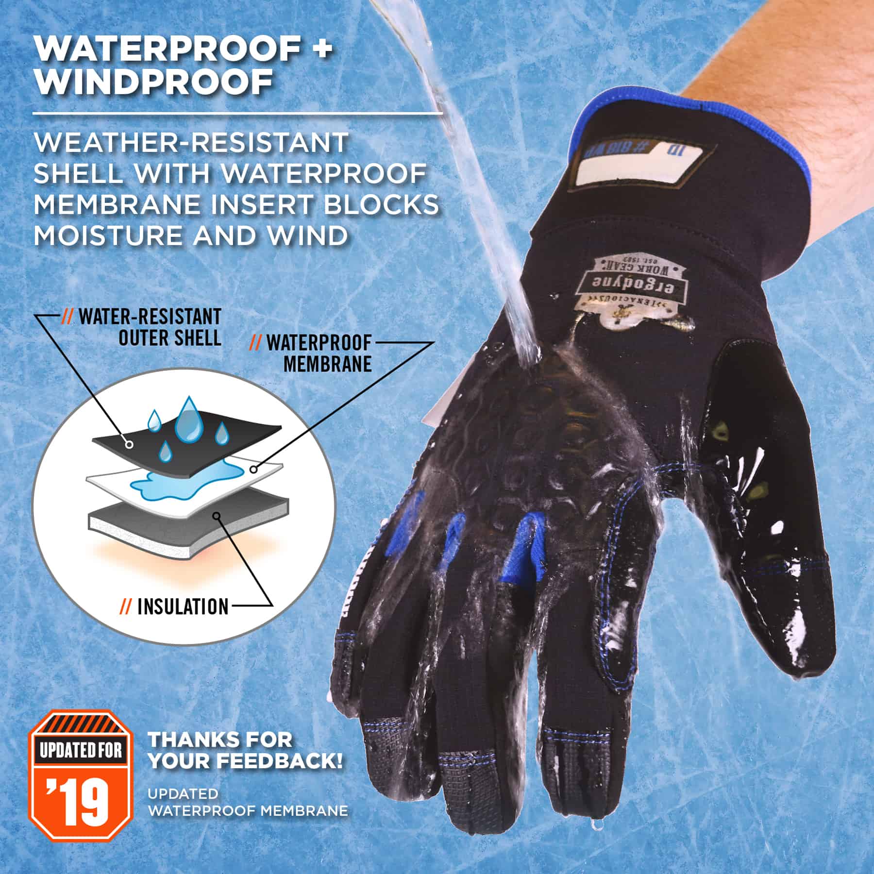 ProFlex 818WP Thermo-Arbeitshandschuhe – wasserdicht, atmungsaktiv & warm – Bild 6